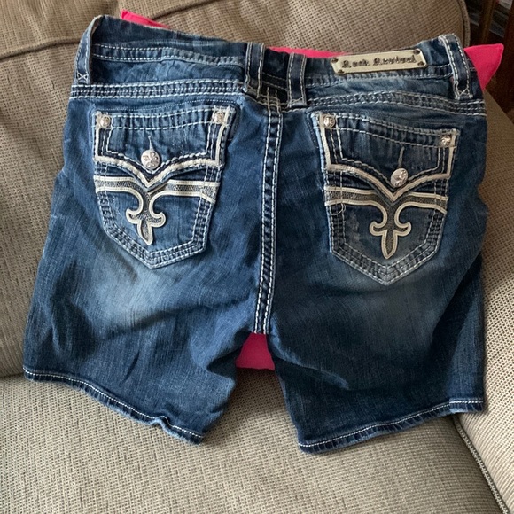 Rock Revival Denim - “Luz” Rock Revival “ Shorts Easy” Distressed Jean Short